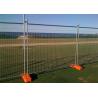 Buy cheap Galvanized Steel Temporary Mesh Fencing 2.4x 2.1 Meter For Sporting Events from wholesalers