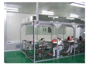 China Aerospace / Electronics Softwall Clean Room Chamber With HEPA Air Filter 110V / 60HZ on sale
