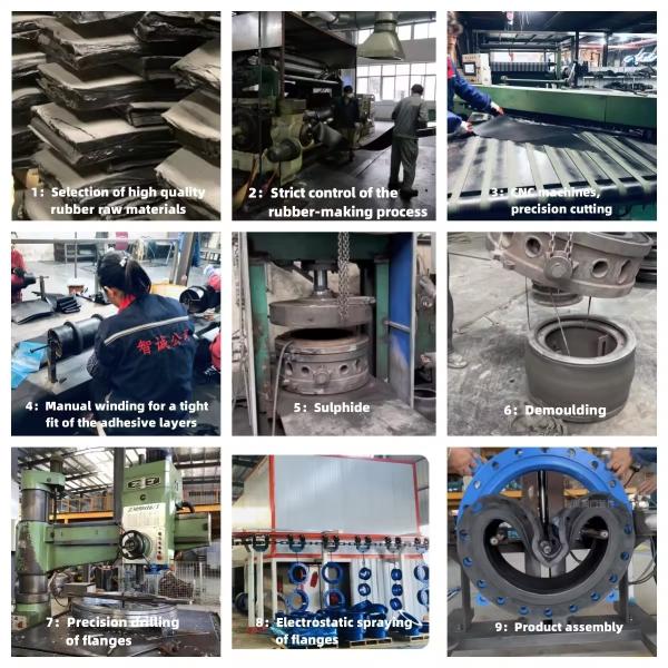 High Pressure Rubber Expansion Joint For Industrial Piping Systems Customized Rubber Expansion Joint For HVAC Systems flexible Rubber Expansion Joint