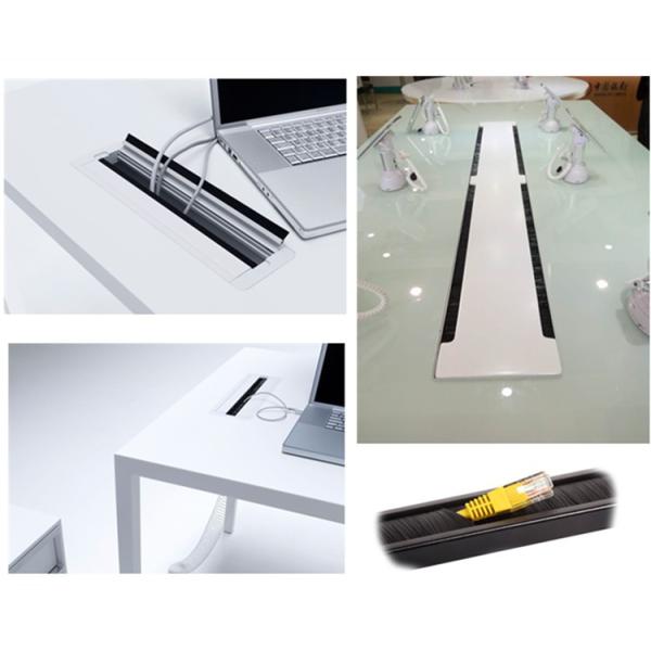 Desktop Flip Up patch panel Table Cable Management Box / Conference Table Socket