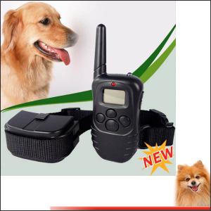  Power Remote control dog bark stop collar elecking collar with retail shock device Manufactures