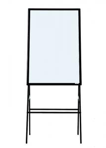  Classroom Mobile Reversible Magnetic Whiteboard Frosted Aluminium Frame Manufactures