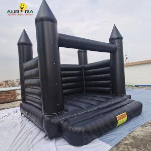  PVC Black Inflatable Bounce House Waterproof Playground Bounce House Manufactures