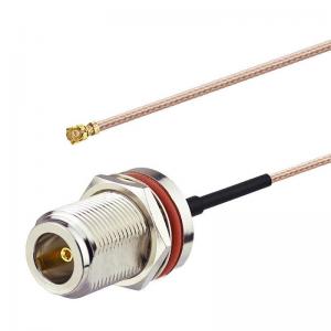 China Pigtail Jumper Cable Coaxial Cable RG178 N Female To IPEX U.Fl on sale
