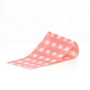  Kitchen 22 Mesh Non Woven Cloths , Square Check Spunlace Cleaning Wipes Manufactures