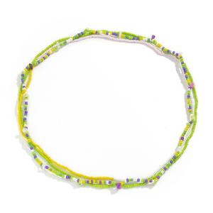  Female Multi Layered Beaded Necklace Smooth , Portable Colorful Choker Necklace Manufactures