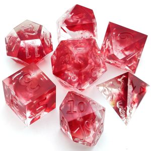 Buy cheap Wear Resistant Red Translucent Dice Portable Sturdy Resin Material from wholesalers