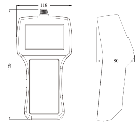 IP66 Portable Turbidity Meter Portable Water Quality Meter 0.001-4000NTU