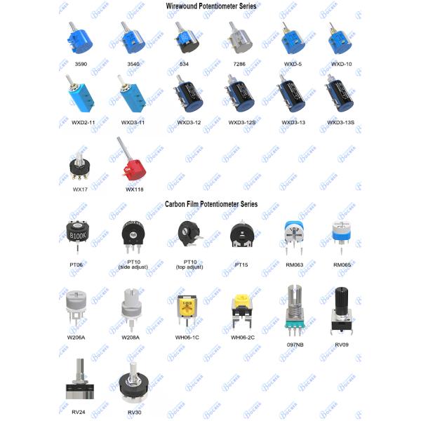 BOCHEN 3540S-1-103l Precision Potentiometer with Solder Lug Termination Style 10K Ohm Nominal Resistance
