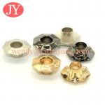 jiayang wholesale price Glossy gold precision banner iron eyelets and grommets