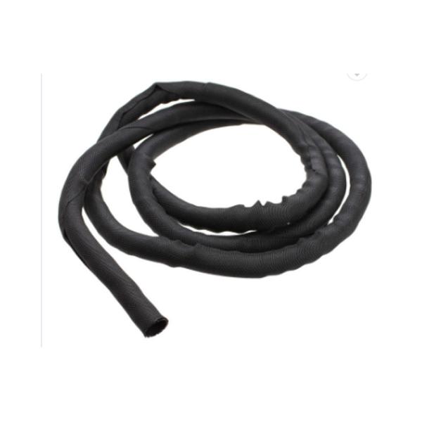 Hot Cutting Self Wrapping Split Braided Sleeving Polyester For A/V HDMI Cables