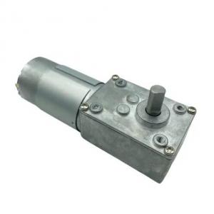  High Torque Micro DC Worm Gear Motor Hollow Shaft Brush 12V DC Electric Gear Motor Manufactures