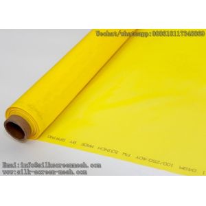 Buy cheap Yellow Textile Design Silk Screen Printing Mesh Excellent Tear Resistance from wholesalers
