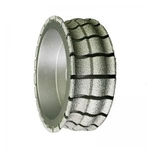  Electroplate CNC Wheels For Polishing Granite With Diamonds Stone Edge Profiling Tools Manufactures