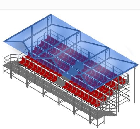 Factory of Layer Bleacher Grandstand Bleachers Scaffold Grandstand Seating Stadium