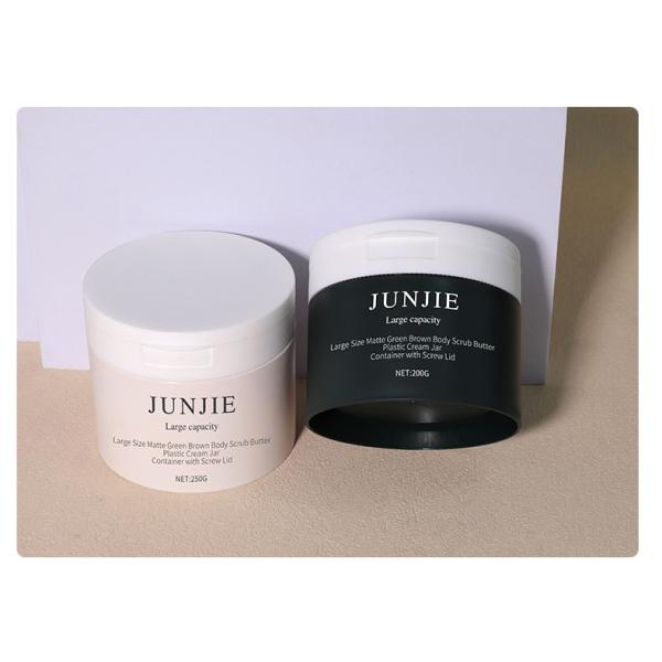 PP Refillable Cosmetic Container Luxury Cream Jar With Lid