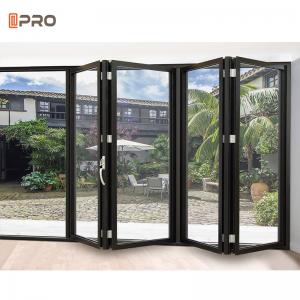  Gazebo Glass Aluminum Folding Doors For Outdoor Landscape Manufactures