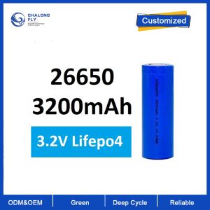  26650 Lithium Ion Battery Cell 3.2V 3200mAh Lifepo4 Manufactures