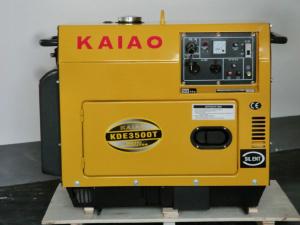  Portable 3KW Silent Diesel Generator With AVR Self-Excited Constant Voltage Manufactures