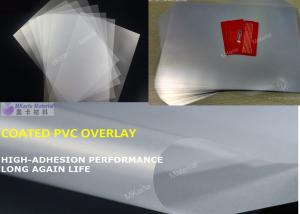 China Smooth Glue Coating 0.08mm Inkjet Printing PVC Sheet on sale