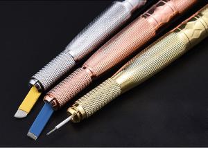 China Embroidery Diamond Manual Tattoo Pen With Box / 3D Eyebrow Lip EO Gas Strict Sterilization pen on sale