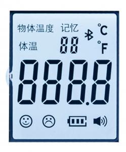 China Duty 1/4 Bias 1/3 TN LCD Display Forehead Thermometer LCD Display on sale