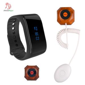  china wireless clinic nurse call system with nurse watch pager and patient bed head push button Manufactures