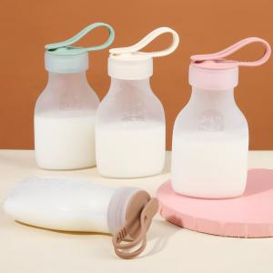 China Breast Milk Bags Baby Food Bags Reusable Silicone Breast Milk Storage Bags on sale