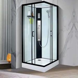  Tempered Glass Steam Shower Cubicle Steam Hydro Massage With Seat Manufactures