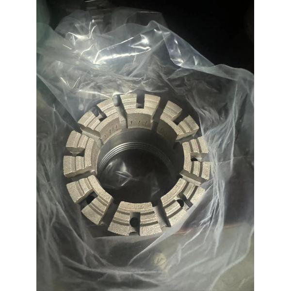 Elongated Face Discharge Bq Nq Hq Pq Diamond Core Bit For Broken Sedimentary