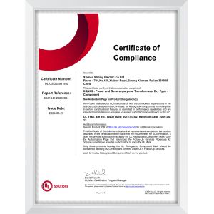 Xiamen Winley Electric Co.,Ltd Certifications