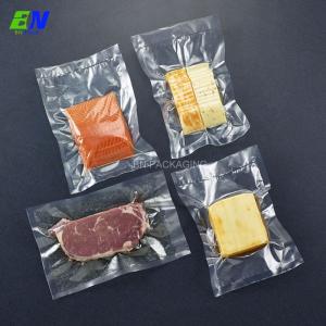 China Nylon Transparent Plastic Food Bags Vacuum Seal Evacuable Food Bag on sale