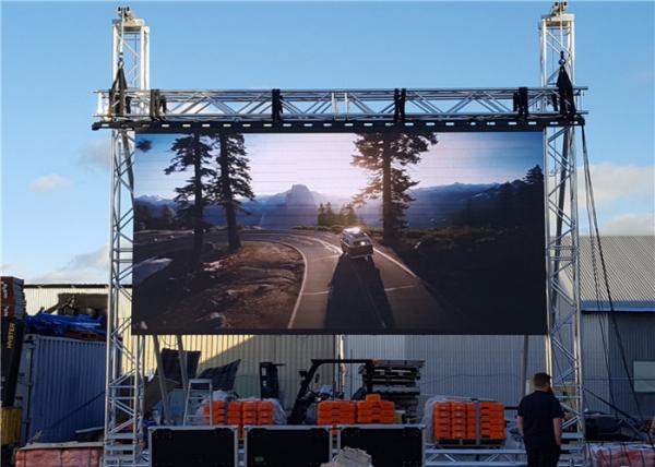 Quality Super Slim HD Big Outdoor Led Video Wall Screen Stage Backdrop High Contrast for sale