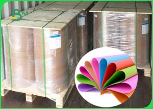 China 70gsm - 250gsm Smooth Surface Green / Blue / Red Colored Offset Paper For Printing on sale