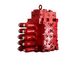 China Red Color Hydraulic Equipment Multi Way Valve 224L/Min Maximum Flow HLMX15R on sale