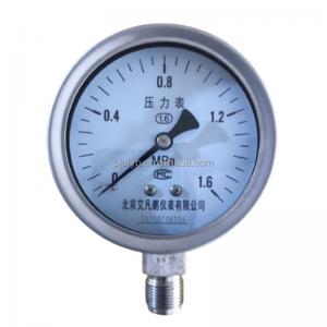  Pressure Gauge Customized Support and OEM Service with Die Cast Aluminum Case Manufactures