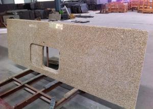  Thailand Gold Granite Island Top Rectangular Basin Hole For Commercial Projects Manufactures