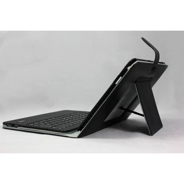 Durable leather tablet PC Samsung Galaxy Tab Case with Bluetooth Keyboard