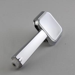  Square shape one function chrome plating high pressure water saving bathroom hand shower Manufactures