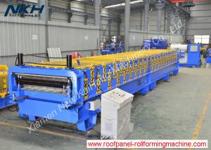 China Metal Steel Roofing Sheet Roll Forming Machine , Double Deck Roll Forming Machine on sale