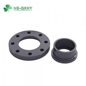 China ASTM Sch80 Flange Connector PVC UPVC 1/2 8 Inch Plastic Pipe Van Stone Flange 150 Psi on sale