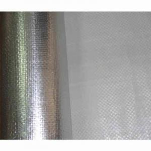  97% Metallized Foil Faced Radiant Barrier  For Roofing Insulation Foil Woven Fabric Manufactures