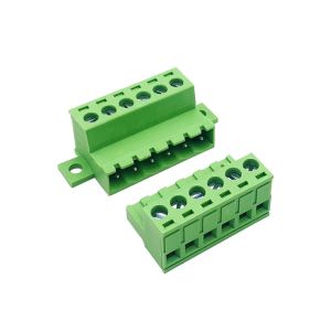 5.08mm Pitch Fixed Flange Screw Terminal Blocks Panel Mounting
