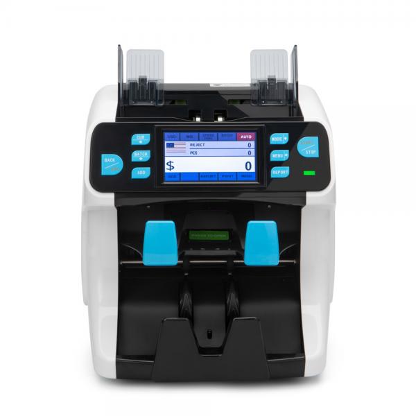 FMD-985 denomination mix value counter currrency currency counting machine two pocket banknote sorting machine dual CIS