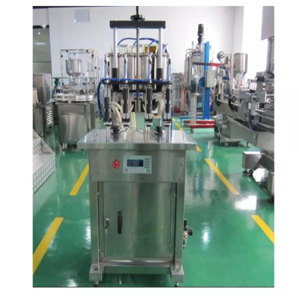 Perfume Oil 220V Automated Filling Machine 4 Heads SUS304 Material