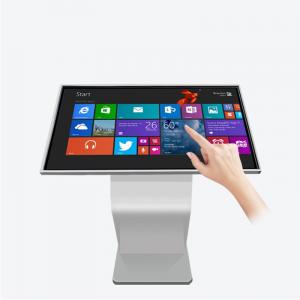  55 Vertical PC Touch Screen Kiosk Portable LCD Player Manufactures