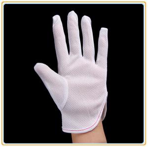  Anti-static Polyester Gloves PVC Dotted Gloves Manufactures
