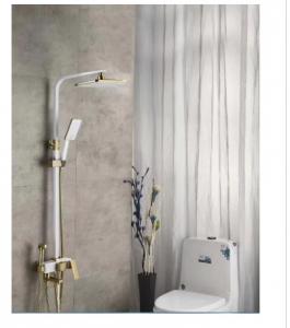 China Rainfall Bathroom Shower Head Set Thermostatic Control Complete Brass on sale