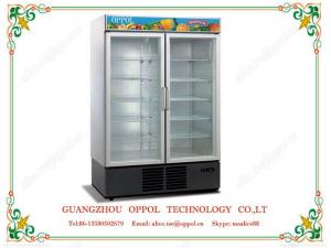  OP-206 Cooler Beverage Showcase Fridge Upright Glass Door Freezer Manufactures