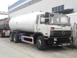 China 20000 Liter 10 Ton LPG Gas Tanker Truck Rigid Bobtail Truck With Rochester Level Gauge LC Flowmeter on sale